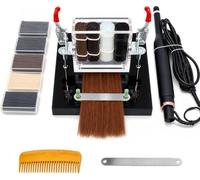 Complete Hair Extension Kit with Keratin Glue and Heating Tools,The lightweight, compact design is perfect for DIY users