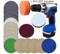 Complete Headlight Restoration Solution with Scrubbing and Polishing Tools