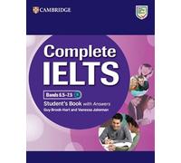 Complete IELTS Bands 6.5-7.5 Student's Book with Answers