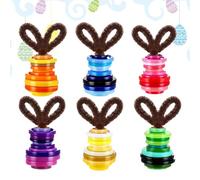 Complete Kits to Create with Buttons - Easter Bunny Pendants with Buttons - for Family Gatherings in the Home Apartment and Living Room