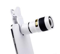 Complete Lens Set for Mobile Photography Featuring Macro, Wide Angle, and Fish Eye Lenses for Enhanced Creativity (White)