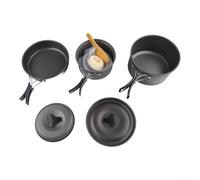 Complete Lightweight Camping Cooking Kit, Non Pots and Pans, Easy to Clean and Perfect for Outdoor Adventures