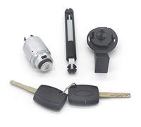 Complete Lock Set Ignition Switch Door Lock for Ford for Focus MK2 II 2004-2012 C-MAX KUGA Door Lock Barrel Set(3PCS)