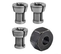 Complete M17 Collet Chuck Adapter Package for Trimming and Engraving Needs (4pcs)