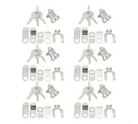 Complete Mailbox Lock Kit for L1172C with Key and Locking Hardware for Secure Storage (6 Set)