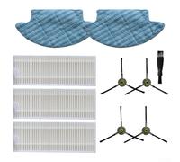 Complete Maintenance Kit Includes Mop Cloths, Filters & Side Brushes For For OKP Life K2/M210 Series Vacuums (A)