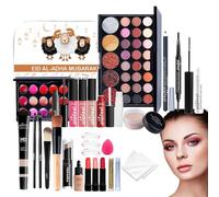 Complete Make Up Set, Complete Make Up Kit, Make Up Kits with Make Up Bag, Make Up Tool for Women and Girls, Includes the Foundation, Red