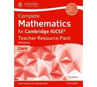 Complete Mathematics for Cambridge IGCSE® Teacher Resource Pack (Core)