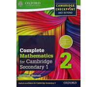 Complete Mathematics for Cambridge Lower Secondary 2 (First Edition): Cambridge Checkpoint and beyond (Oxford International Maths for Cambridge Secondary 1)
