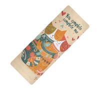 Complete Me Cats Warm printed hot yoga mat Thick 1 mm For floor non slip, with carrying bag tapete para ejercicio 71x26 inches