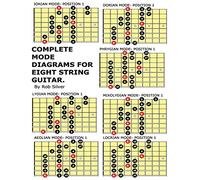 Complete Mode Diagrams for Eight String Guitar: Volume 1 (Basic Scale Guides for Eight String Guitar)