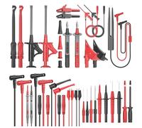 Complete Multimeter Test Leads Flexible Silicone Probes Alligators Clip Test Hook For Electrical Circuit Testing Replaceable Probe Clip Set