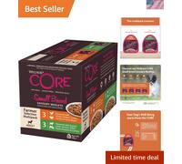 Wellness Core Small Adult Savoury Medleys Farmer Selection Wet Dog Food - 6 x 85g