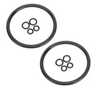 Complete O-Ring Seal Kit for Cornelius Kegs, Silicone Gaskets for Lid, Ball Lock Posts, and Dip Tubes, Essential Homebrew Carbonation Tool with Remover, Prevents Leaks, Black,(B)