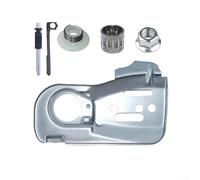 Complete Oil Pump Inner Bar Guide Plate Nut Kit for 445 445E 450 450E Chainsaws Including Shaft Worm Gear Hose and Bearing