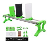 Complete Optical Bench Experiment Kit, Pinhole Imaging & Light Reflection Instrument with Graduated Guide Rail and Slider, Detachable Physical Optics Set with Storage Case
