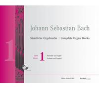 Complete Organ Works, Vol.1 - with CD-Rom - Preludes & Fugues I - Breitkopf Urtext - New Edition in 10 Volumes - Organ - (EB 8801)