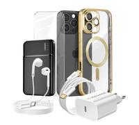 Complete Pack for iPhone 16 Pro Max Case, Glass, power supply, External Battery,