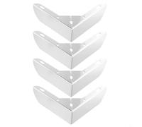 Complete Package of Sturdy Metal Sofa Legs Enhance the Look and Functionality of Your Space (Silver)