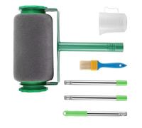 Complete Painting Set Includes Adjustable Rods and Detachable Covers for Indoor Projects Corner Paint Roller