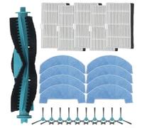 Complete Parts Set for Honor Choice Robot Cleaner M1 Including Roller Brush Side Brush Filter and Mop Cloth for Comprehensive Floor Care (B)