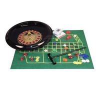 COMPLETE PARTY ROULETTE SET 6"/10"/16" MASSIVE INCLUDES FELT RAKE CHIPS BALLS[16" WHEEL + 2CARDS]