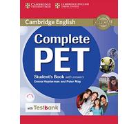 Complete PET Student's Book with Answers with CD-ROM and Testbank