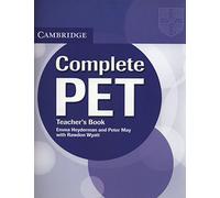 Complete Pet Teacher's Book