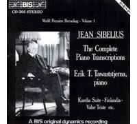 Complete Piano Transcriptions Vol. 1 (Tawaststjerna) by Jean Sibelius