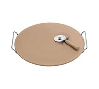 Complete Pizza Stone And Cutter Large Set, Versatile Pizza Cutter For Food, Durable Baking Stone For Pizza