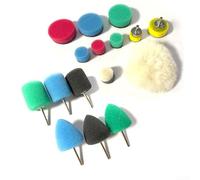 Complete Polishing Pad Set of 16 Ideal for Car Detailing and Small Area Work