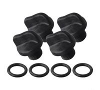 Complete Pool Pump Drain Spigot & O Ring Kit for Zodiac and Smooth Operation Guaranteed (4 PACK)