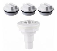Complete Pool Return Line Winterizing Set Featuring One Connector Compatible With For Hayward Sp1026d And Three Heavy Duty Rubber For 1.5 Inch Threaded Spa Drains To Prevent Freezing