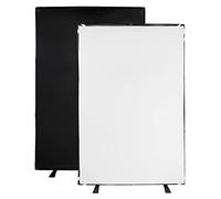 Complete Portable Background Kit w/Bag - 5 x 7.4ft (1.5 x 2.1m) Black/White