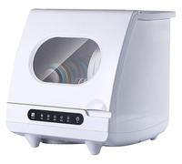 Complete Portable Countertop Dishwasher with Built-in Water Tank 5 Programs Baby Care Glass & Fruit Wash White