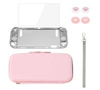 Complete Protection Kit for NSW2 Gaming Console Includes Carrying Case Hard Shell Cover Glass Screen Protector Thumb Grip Customizable Skin Travel Organizer