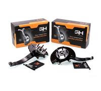 Complete R+L Steering Knuckle for Dodge DURANGO (WD), Jeep GRAND CHEROKEE (WK2)