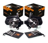 Complete R+L Steering Knuckle for Opel COMBO 01-11,CORSA C 00-16 /4- BOLT HUB/