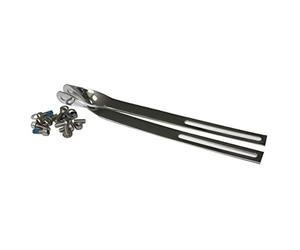 Complete rack fitting kit includes essential hardware required for installing a rear bike rack securely, making it ideal for replacements or new installations