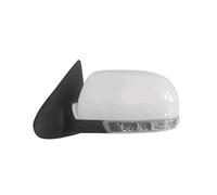 Complete Rearview Mirror Assembly For Hyundai For Santa Fe 2.4L .7L 2007 2008 2009 2010-2012 8 PINS Car With Lamp Folding Side Rearview Mirror Assembly(White 8 PIN Left)