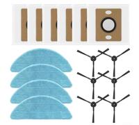 Complete Replacement Kit for ILIFE A12 Pro V9 Pro Robot Vacuum Brushes, Mop Cloths, and Bags