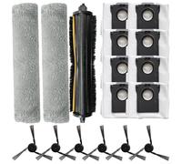 Complete Replacement Kit for Mova Z5 Series Main Brush, Side Brushes, Mop Cloth & Dust Bags for Ultimate Cleaning (B)