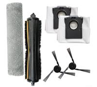 Complete Replacement Kit for Mova Z5 Series Main Brush, Side Brushes, Mop Cloth & Dust Bags for Ultimate Cleaning (A)