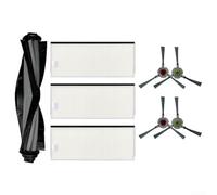 Complete Replacement Parts for Deebot U2 Robot Vacuum Main Brush and Filter Set with Side Brushes