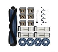 Complete Replacement Parts For Eufy For Omni X10 Including Adjustable Abs Rubber Main Brush, Six 3.3l Dust Bags, Four Side Brushes, Washable Hepa Filters And Cleaning Wipes