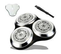 Complete Replacement Shaving Head for Series 9000, Metal Wheel Buckle and Improved Double-Layer Precision Blades, SH90 Shaving Head Compatible with S9911 S9731 S9711 S9511 S9111 S9031 S9988