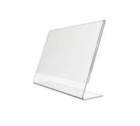 Complete Retail Solution Ltd Acrylic Poster Menu Holder Perspex Leaflet Display Stands A3 A4 A5 A6 A7 A8 & A9 (1, A7 Landscape)