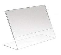 Complete Retail Solution Ltd Acrylic Poster Menu Holder Perspex Leaflet Display Stands A3 A4 A5 A6 A7 A8 & A9 (20, A7 Landscape)
