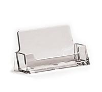 Complete Retail Solution Ltd New Landscape Acrylic Business Card Holders Desktop Dispensers Display Stands (1, SINGLE POCKET)