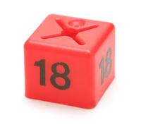 Complete Retail Solutions Ltd 50x 18 SIZE CUBE GARMENT CLOTHES MARKER SIZE NUMBER